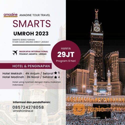 Travel Umroh Murah Hemat SMARTS UMROH PALING RAMAI, Hub: 0838-7654-6473