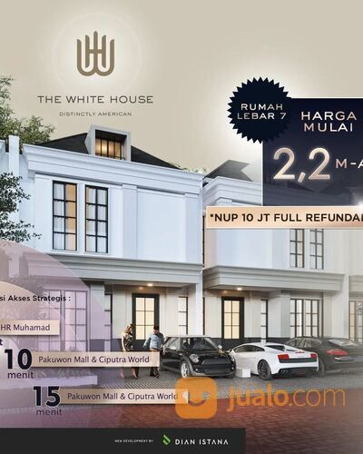 Rumah Dian Istana White House Mewah Dekat Graha Family Citraland PTC