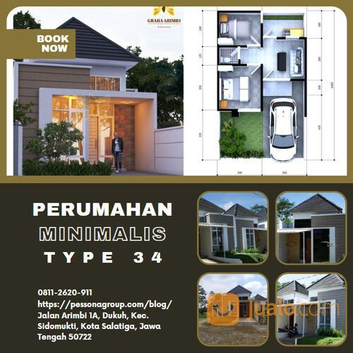 Perumahan Graha Arimbi, Rumah Minimalis Type 34/84 Murah