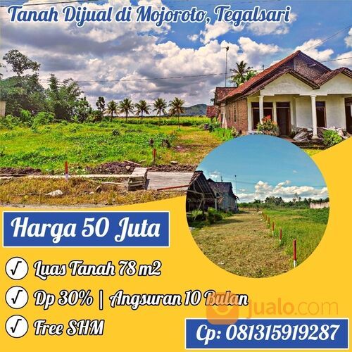 Tanah Murah Dekat Pasar Tegalsari