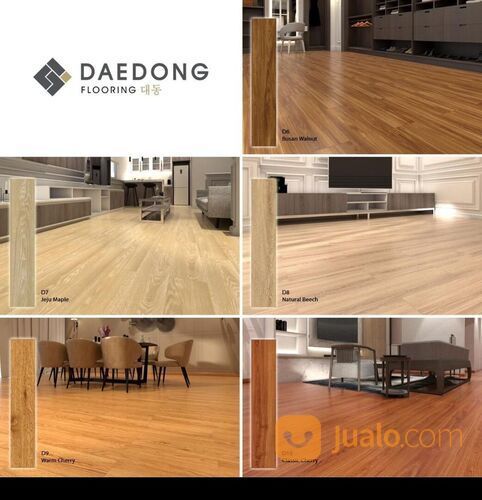 Vinyl Lantai Daedong tebal 3mm Anti Rayap