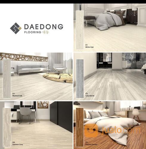 Vinyl Lantai Daedong tebal 3mm Anti Rayap