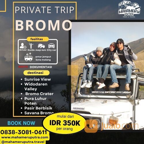 Paket Wisata Privat Tour Bromo Harga Terjangkau