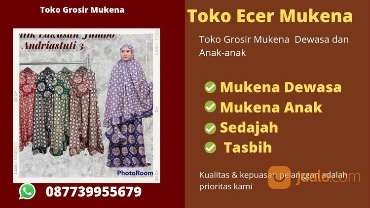 WA 087739955679 Mukena Buttonscarves