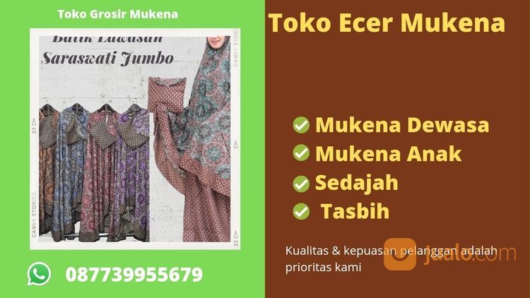 WA 087739955679 Mukena Bahan Rayon