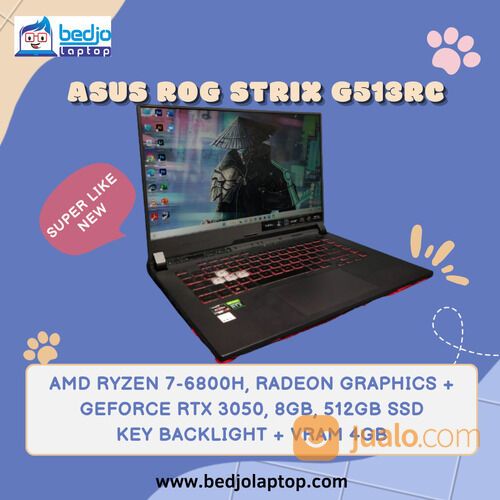 Laptop Asus ROG Strix Strix G513RC Ryzen 7-6800H 8GB 512 GB SSD