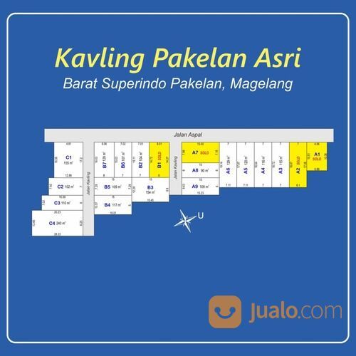 Tanah Murah Magelang, 3 Menit Superindo Pakelan