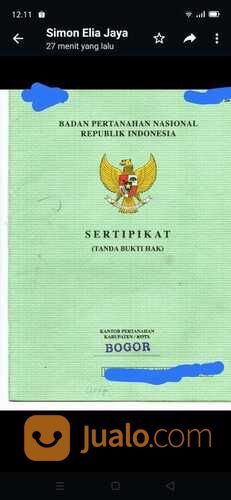 Tanah di Belakang Summarecon Sentul Bogor