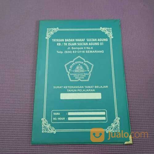 Jasa Pembuatan MAP IJAZAH Serta SAMPUL RAPORT
