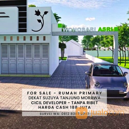 BELI RUMAH CICIL DEVELOPER - 180 JUTAAN - DEKAT SUZUYA TANJUNG MORAWA