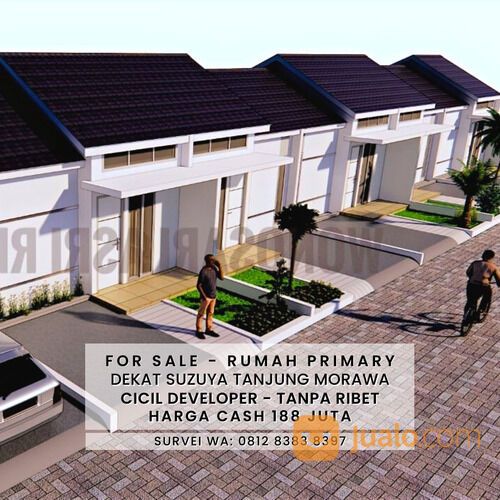 BELI RUMAH CICIL DEVELOPER - 180 JUTAAN - DEKAT SUZUYA TANJUNG MORAWA