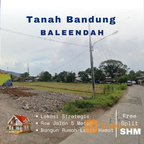 Tanah Pinggir Jalan Raya Laswi Baleendah Bandung Bisa Dicicil