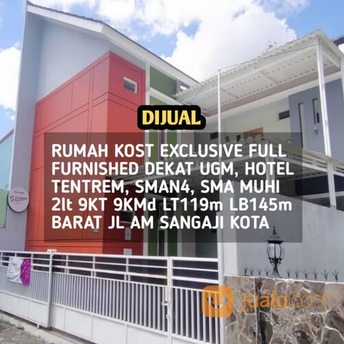 Kost Exclusive Full Furnished Dekat UGM Am Sangaji SMA Muhi SMA4 2lt 9KT 9Kmd LT119m LB145m