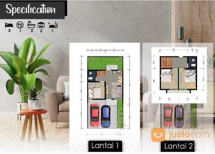 RUMAH 2 LANTAI DESAIN MODERN DI MUTIARA GARDEN PASURUAN
