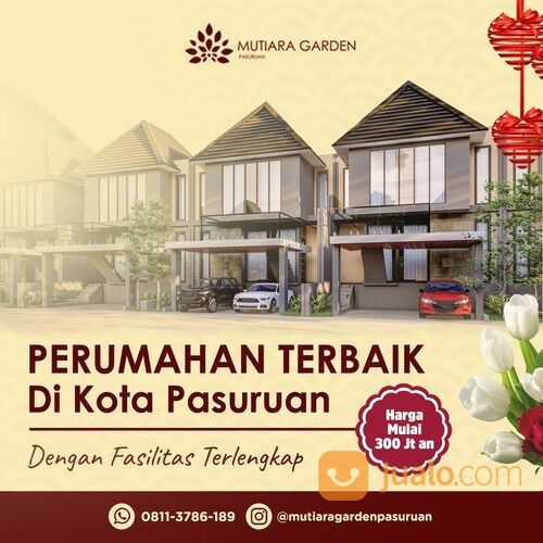 RUMAH 2 LANTAI DESAIN MODERN DI MUTIARA GARDEN PASURUAN