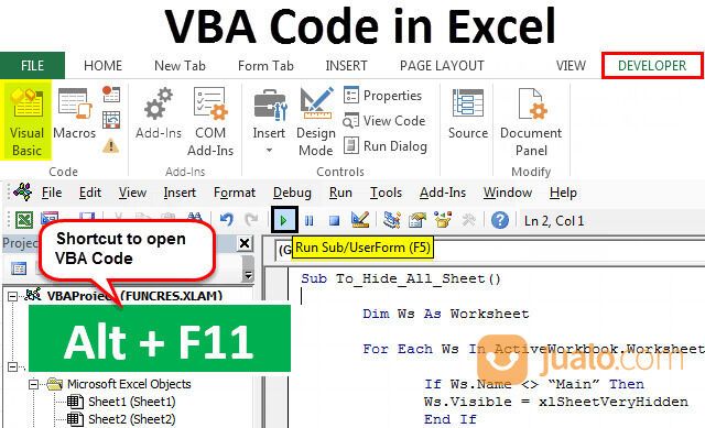 Jasa pembuatan program VBA Excel