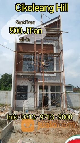 RUMAH CISAUK 2 LANTAI DEKAT STASIUN, HARGA MULAI 400 JUTAAN