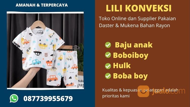 Wa 087739955679 grosir baju anak surabaya