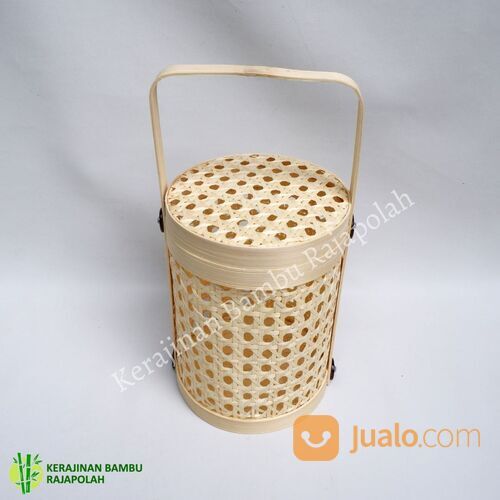 Toples kue kering dari bambu/Toples Snack/Tempat menyimpan makanan