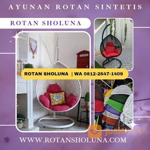 Kursi Ayunan Gantung Probolinggo | WA 0812-2647-1409 | Rotan Sholuna Furniture