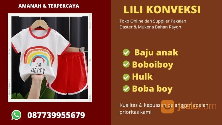 Wa 087739955679 athaya grosir baju anak bantul daerah istimewa yogyakarta