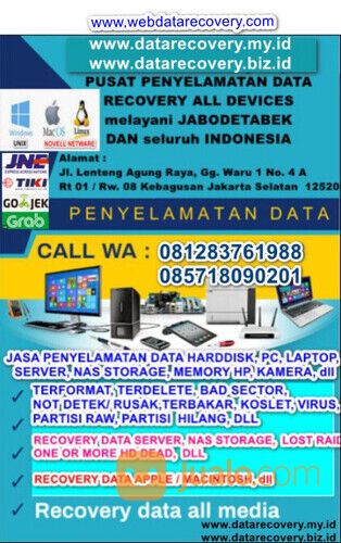 JASA PENYELAMAT DATA / RECOVERY DATA