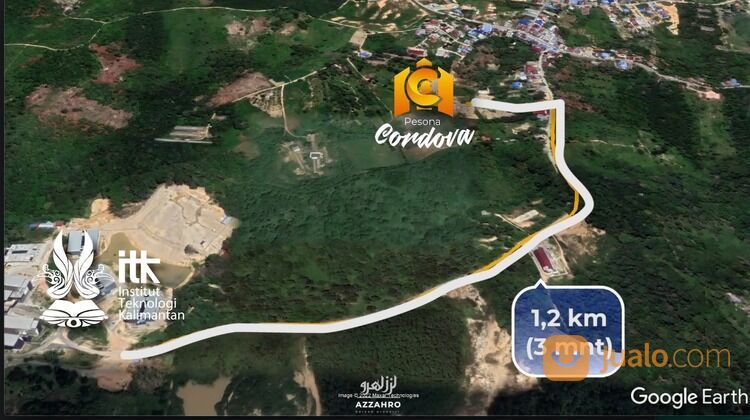 Tanah Kavling dekat kampus terbesar se-Asi