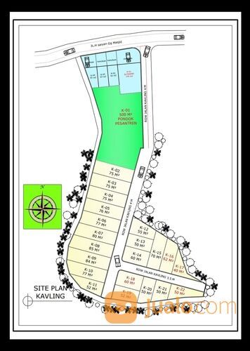 tanah kavling murah di gang masjid