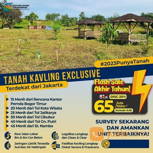 Investasi Tanah Kavling Strategis di Pinggir Jakarta Nazra Cikahuripan