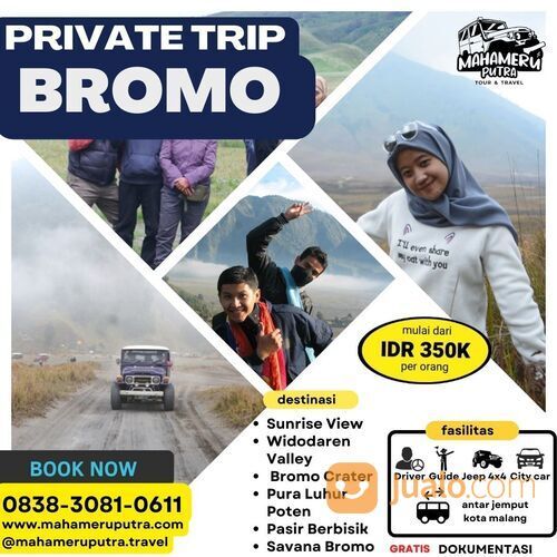 Paket Wisata Bromo Murah - Promo Private Trip Bromo 2023