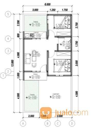 Rumah murah 300 jutaan dekat stasiun Cilebut Bogor