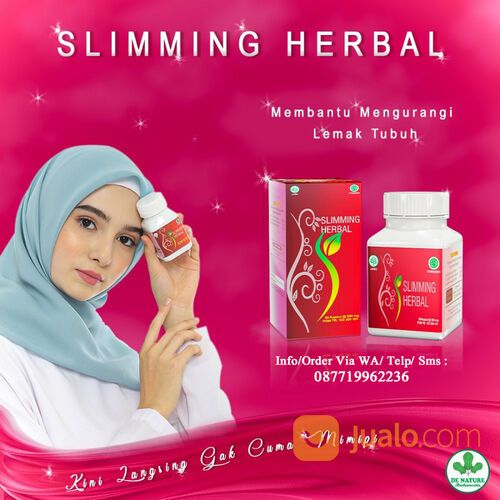 Obat Pelangsing Atau Penurun Berat Badan Sliming Herbal De Nature