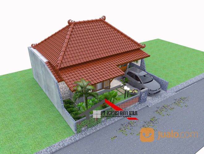 Rumah Baru Desain Etnik Jawa Modern Dekat Bandara YIA