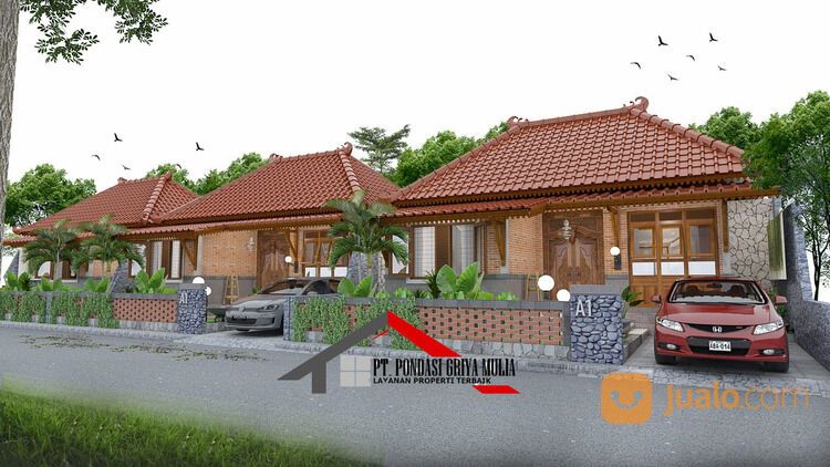 Rumah Baru Desain Etnik Jawa Modern Dekat Bandara YIA