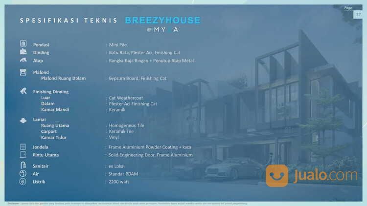 Breezy House Rumah Modern Minimalis Full Furnish di Myza BSD City
