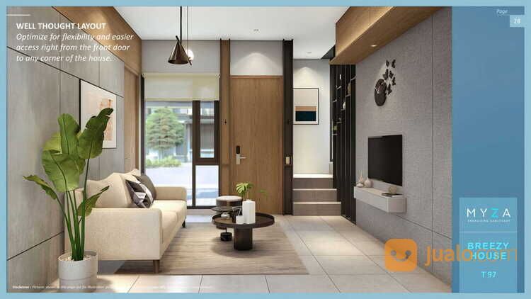 Breezy House Rumah Modern Minimalis Full Furnish di Myza BSD City