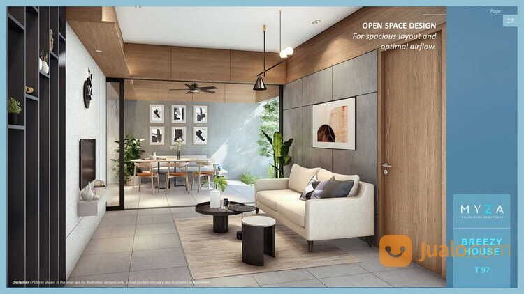 Breezy House Rumah Modern Minimalis Full Furnish di Myza BSD City