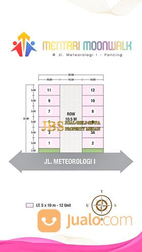 Rumah Komplek MENTARI MOONWALK Jl. Meteorologi 1 no. 25A - Pancing