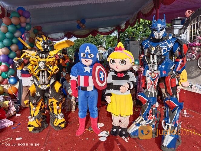 Ultah meriah bersama badut sulap acrobat