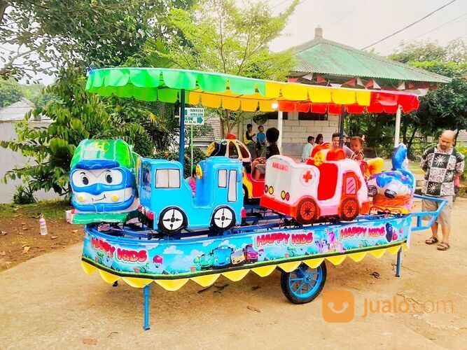 Odong odong Kereta Panggung Best Seller Ya karakter robocar poli