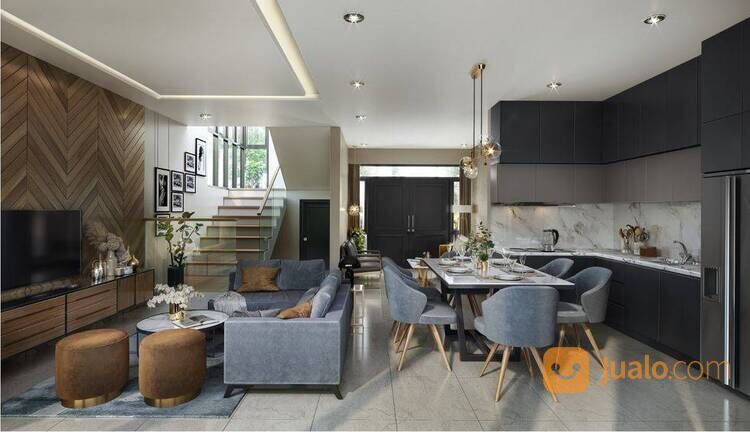 Rumah hunian exclusive 2 lantai cluster brahmapuri podomoro park bandung