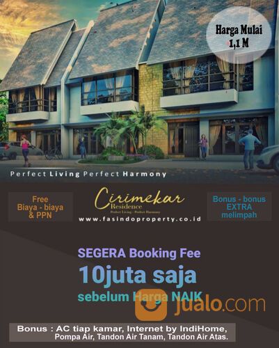 Hunian Exclusive Perumahan CIRIMEKAR Residence Cibinong - Bogor