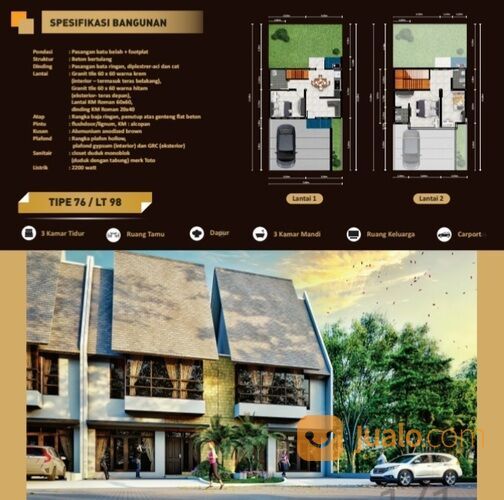 Hunian Exclusive Perumahan CIRIMEKAR Residence Cibinong - Bogor
