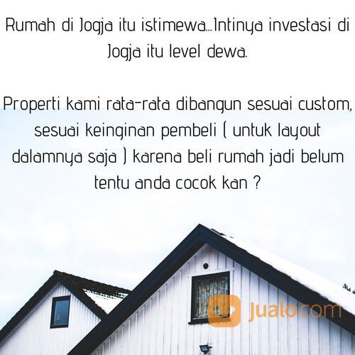 DEKAT KAMPUS, 3 RUMAH BARU 50 METER KE FLYOVER JANTI JOGJA