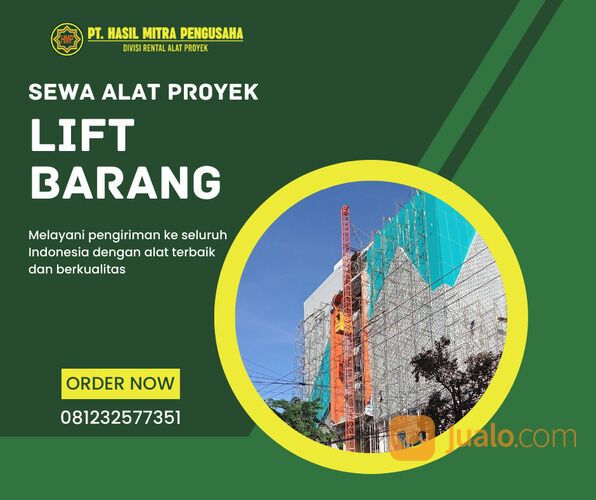 LIFT BARANG DEMAK | ALIMAK DEMAK | SEWA LIFT BARANG DEMAK | 081232577351