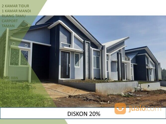 Rumah Lingkungan Asri Bisa KPR 2KT Tipe 25/60