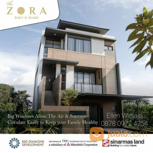 Kiyomi the Zora tipe 9 hook Rumah Mewah 3 lantai samping sportclub posisi bagus