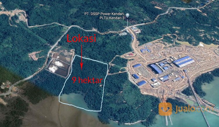 TANAH PINGGIR LAUT 10H, LOKASI SANGAT COCOK TAMBAK UDANG & BANDENG