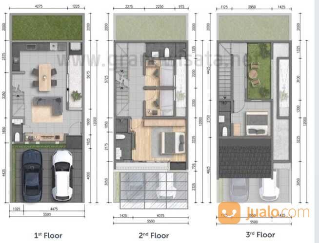 Rumah Cluster Z Living Attic House & Sky Garden di Grand Wisata Bekasi Development by Sinar Mas