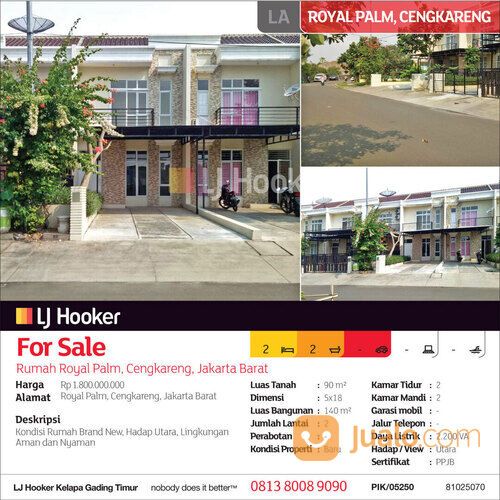 Rumah Taman Surya, Royal Palm, Cengkareng, Jakarta Barat